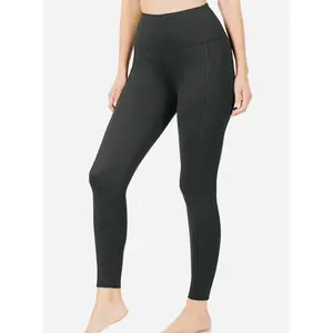 Plus Butter Soft Pocket Leggings, black