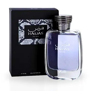 RASASI Hawas For Him Eau De Parfum Spray, Long Lasting Perfume for Men Arabian Fragrance Citrus Musk Amber