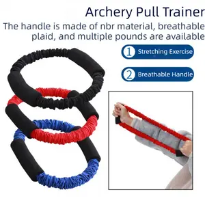 Archery Draw Strength Trainer - Bow Shooting Practice Resistance Tool, Enhances Arm Muscle & Draw Stability, Comfortable & Durable for Daily Fitness & Archery Drills