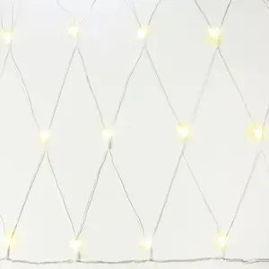 100 LED Net String Lights - Warm White