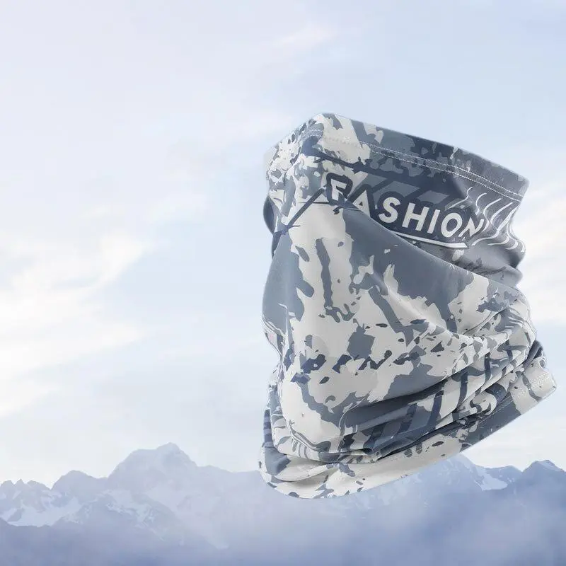 Grayish-white graffiti [mask]