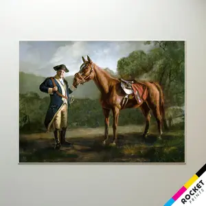 Napoleon Tony Soprano And Pie-O-My Horse Painting Poster
