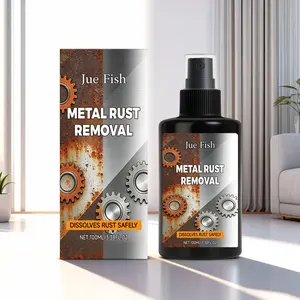 Metal Rust Remover, Metal Surface Rust Dissolver, Clean Transparent Multi-Purpose Cleaning Agent, Effective Rust Removal Solution