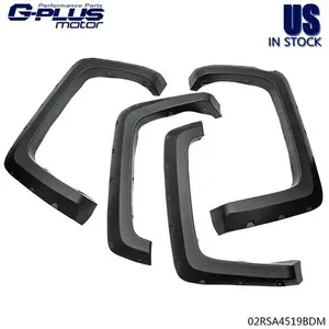 4X FIT FOR 14-18 CHEVY SILVERADO 1500 2500HD 5.8' BED FENDER FLARES POCKET RIVET
