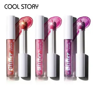 Cool Story Glitter Liquid Lipstick Set - Non-Transfer, Long Lasting & High Shine for Party Makeup