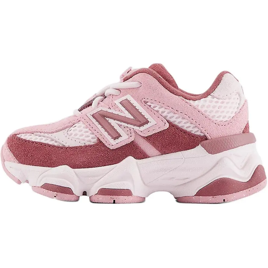 NEW BALANCE Girls' 9060 Bungee Breathable Low Top Trainers with Secure Ankle Support, Non-Slip Mesh Upper for Outdoor & Casual Wear, Non Slip Trainers, Sneakers Trainer Shoes
