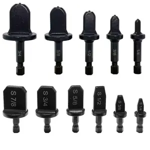 11 count HVAC Repairing Set Air Conditioner Copper Tube Expander Swaging Tool Manual Pipe Swage Expander Drill Bit with 1/4'', 3/8'', 1/2'', 5/8'', 3/4'', 7/8' Bits