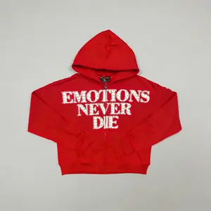 Mixed Emotion Zip Up Hoodie, Y2K Vintage Streetwear Graphic Print, Lightweight Cotton Oversized Casual Sweatshirt, Harajuku Hip Hop Hooded Jacket for Men