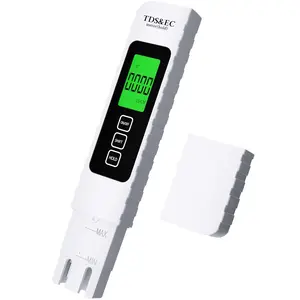 4 in 1 Digital Water Quality Tester - Tds/EC/Temperature(?C/?F)Meter | 0-9999 ppm | for Drinking Water, Hydroponics, Aquariums, RO Systems & Swimming Pools (2025 )
