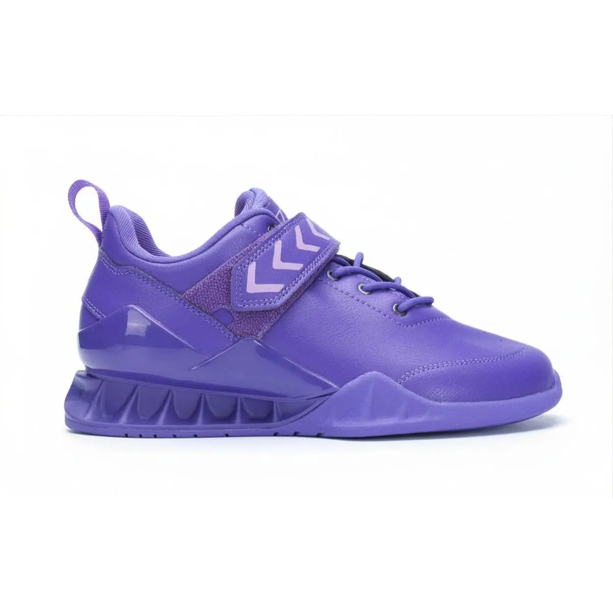 Women's Solid Leather Weightlifting Shoes with a 35mm Elevated Heel, Dual Straps, and Breathable Liner for Powerlifting and Olympic Lifts