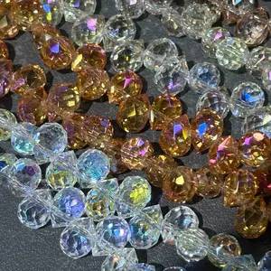 Classic Style Hanging Beads Set, 90 Pieces, 8x10mm, Perfect for Wedding Decor, Balcony, Kitchen, Garden Lighting, No Power Needed