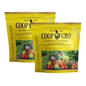 Coop Gro OMRI-Certified Organic, Pelletized Chicken Litter Fertilizer 12 lbs--For Healthy Lawns and Gardens