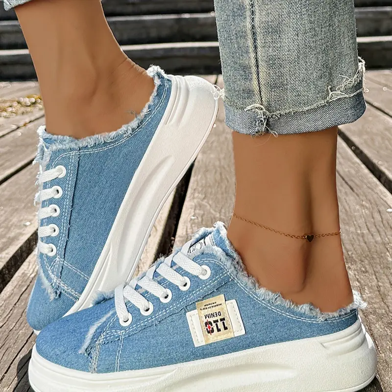 Women's Thick Sole Casual Trainer Sneakers, Lace-Up Sports & Walking Shoes, All-Season Wear, Versatile and Comfortable, Perfect for Daily Use, thick soled shoes, Footwear