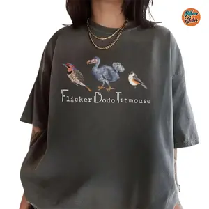 Flicker Dodo Titmouse Subtle FDT Shirt, Anti Maga Bird Shirt, Anti Trump Gift, Liberal Shirt, Democrat Shirt, Funny Political Shirt, Bird Tshirt