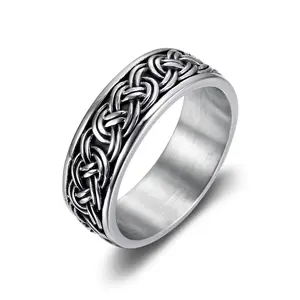 Intertwined Loops Ring