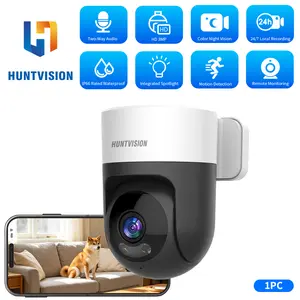 1pc Full HD 3MP Wifi Panoramic Security Camera, 360° Rotation,Two-Way Audio, Motion Detection, Compatible with Smartphones, USB Powered, for Courtyard, villa