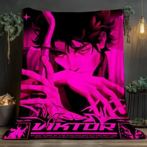 arcane Poster Prints Soft and comfortable home blankets, small throw blankets, nap blankets, perfect Christmas gifts for friends and besties. Super soft heat-pressed blankets. Y251209024