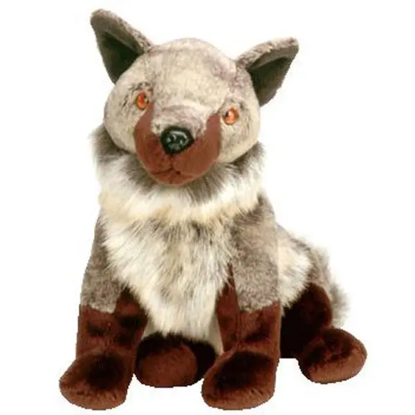 TY Beanie Baby - HOWL the Wolf (7 inch) (2000) MWMTs