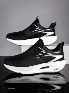 Spring New Casual Sports Shoes, High-Quality Running Shoes for Couples, Comfortable Soft Thick Sole, Breathable Mesh, Anti-Slip Sole