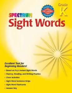 USED-Sight Words, Grade K (Spectrum) by Brighter Child (Paperback)