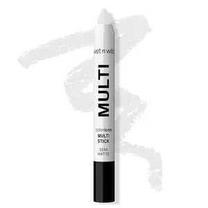 Cream Eyeliner Eyeshadow Multi-Stick, Moisturizing, Nourishing Velvety Cream-to-Powder Buildable & Blendable Formula, Cruelty-Free & Vegan - Bragging Whites