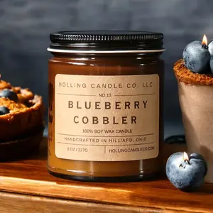 8 oz. Blueberry Cobbler Soy Wax Candle
