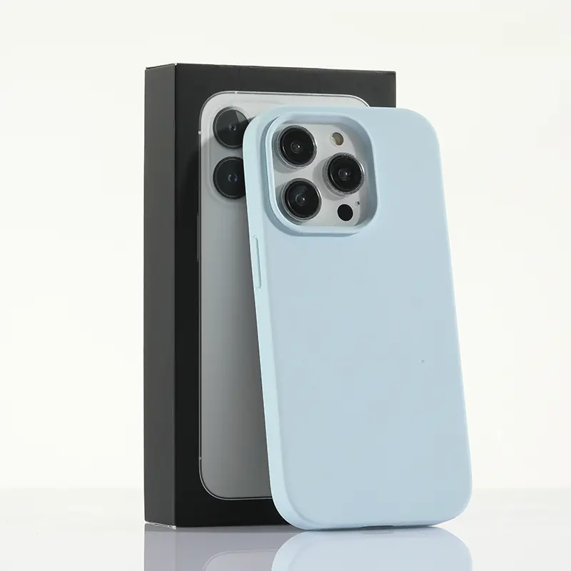 Phone case for iPhone 17 Pro Max 16 15 14 13 12 11 Pro Max Plus Large Hole Skin-Feel Liquid Silicone-like Phone Cases Skin-friendly Premium Handfeel, Shockproof Protective Cover case for iphone 17 Pro Max