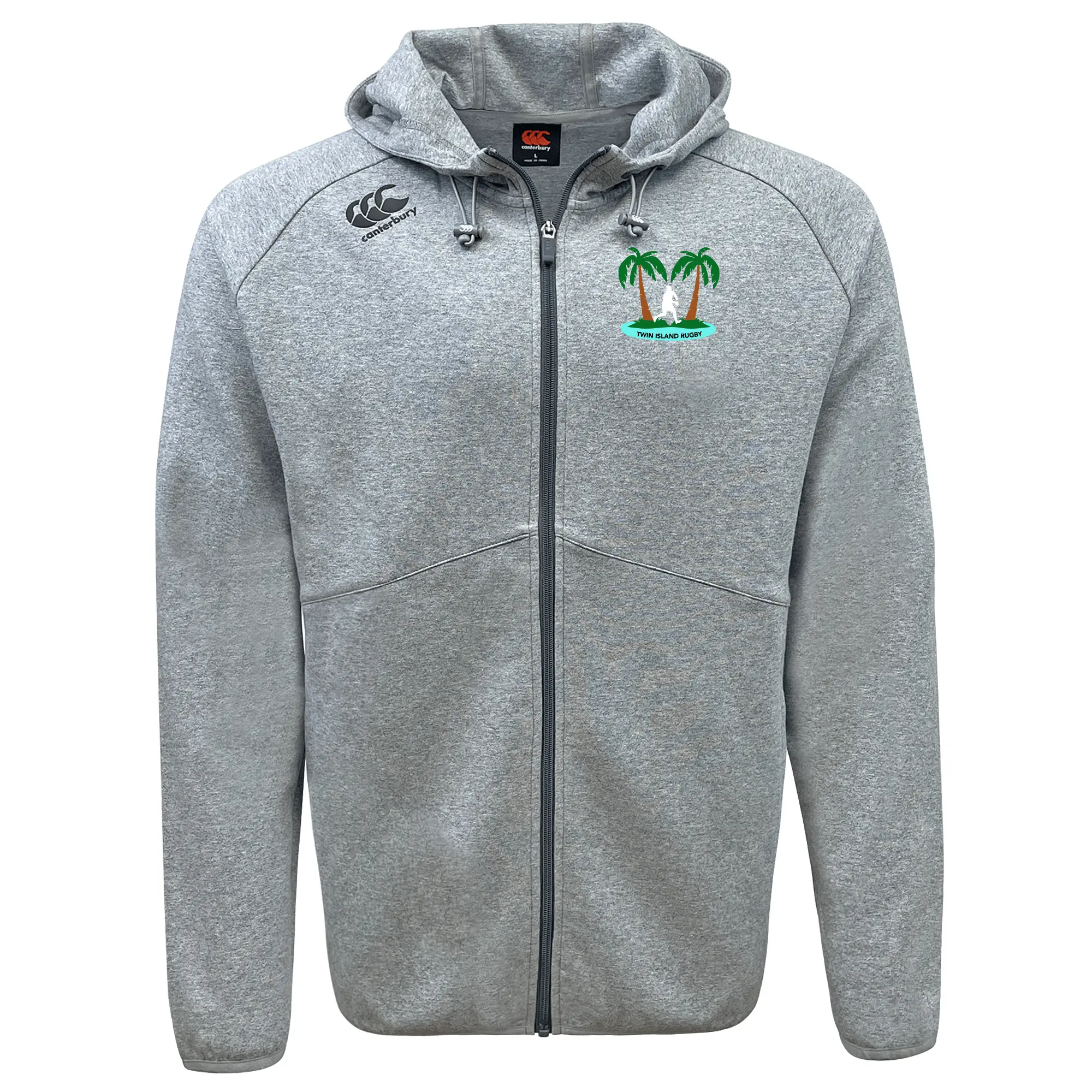 Twin Island Rugby Tempo Vapodri Full-Zip Hoodie by Canterbury