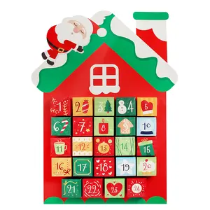 Christmas Countdown Calendar, Year 2026, Christmas Countdown Calendar, Snowman House Ornament, Christmas Calendar, Countdown Gifts, Christmas Gift Bags/Boxes, Gift and Apparel Boxes