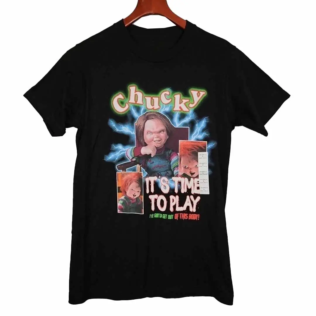 Chucky It's Time to Play Graphic T-shirt, Halloween Shirt