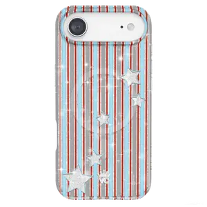 Stars & Stripes Glitter iPhone Case