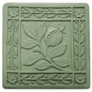 Garden Molds  Art Nouveau Tile Stepping Stone Mold - Pack of 2