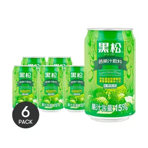 6 Pack Heysong Guava Juice Drink 10.8 fl oz Each - Taiwanese Fruit Beverage, Tropical Flavor