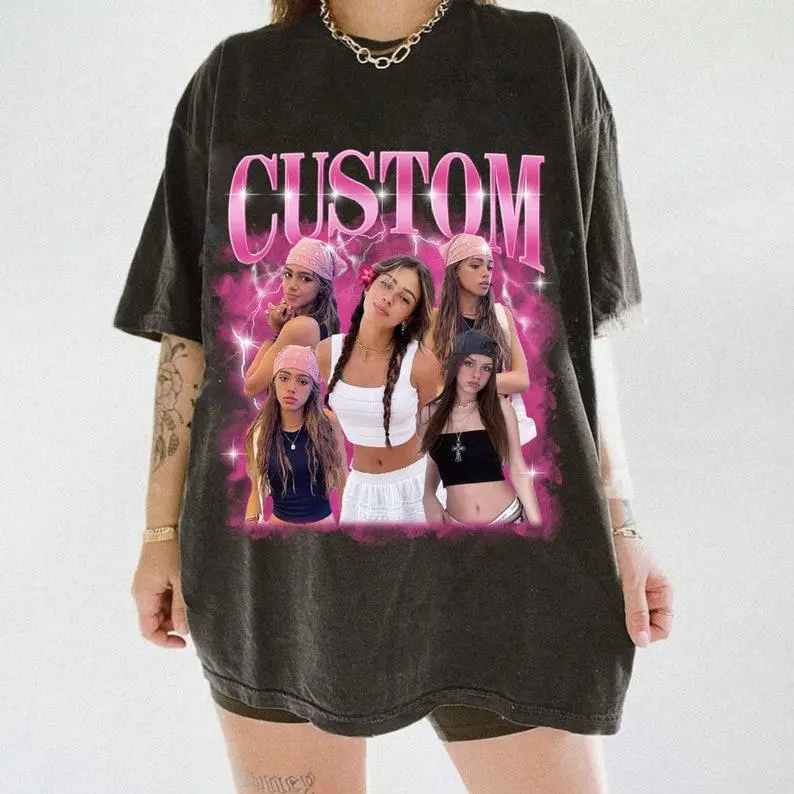 Custom 90s Vintage Graphic Bootleg Rap Tee, CUSTOM Your Bootleg Idea Here, Personalized Shirt, Custom Girlfriend shirt, Gifts for boyfriend, HL37 outdoorfun