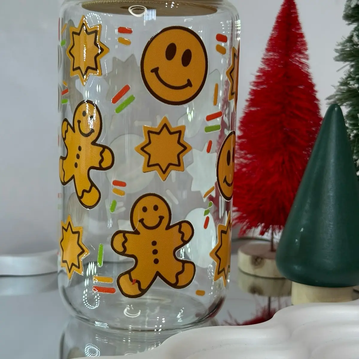Gingerbread water bottle