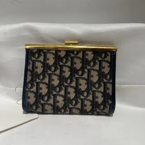 Pre-owned Dior canvas Mini Bags Vintage Monogram Wallet