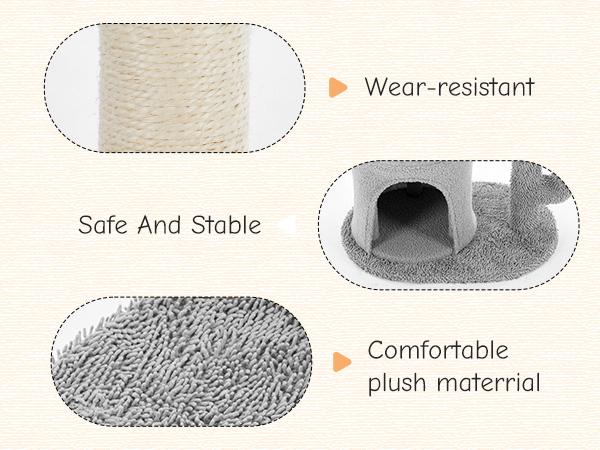 33 Inch-Cat Climbing Shelf,  Indoor Playhouse, Post Cascading Cat Climbing Shelf,Cozy Nest, Durable, Space-Saving Design, Gift for Pet Owners