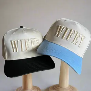 Wifey Hat - BLUE, Adjustable Fit, Adjustable Strap, Available in Multiple Colors