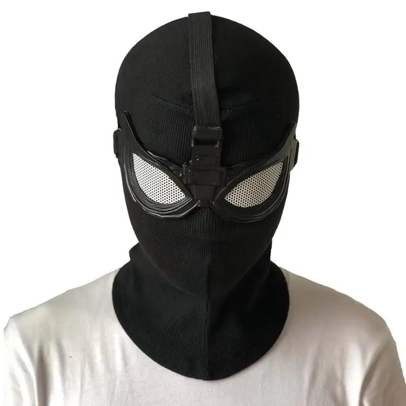 Peter Parker Mask Cosplay Superhero Stealth Suit Masks Helmet Halloween ...