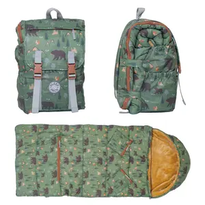Sleep-N-Pack™ – Little Kid Size | Pals in Print: Camping Bears Trail