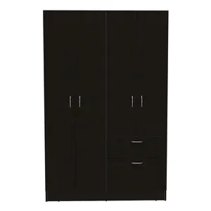 Armoire Alpes Bedroom Black White