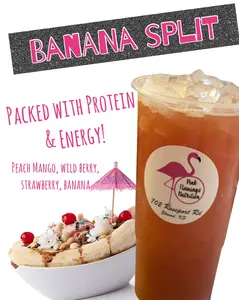 Banana Split Loaded Tea - 298mg of Caffeine, 2 Carbs, 109 Calories, 1 Gram of Sugar, 20 Grams of Protein, 10 Grams of Collagen Peptides - Wild Berry, Mango, Banana & Strawberry Flavors