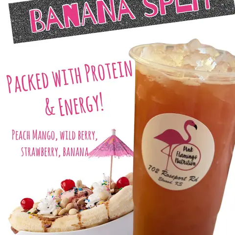Banana Split Loaded Tea - 298mg of Caffeine, 2 Carbs, 109 Calories, 1 Gram of Sugar, 20 Grams of Protein, 10 Grams of Collagen Peptides - Wild Berry, Mango, Banana & Strawberry Flavors