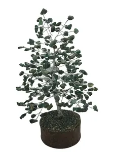Green Aventurine Crystal Tree | Luck & Abundance Home Decor