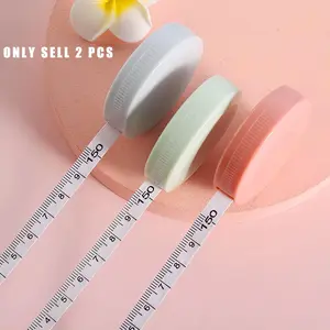 Mini Macaron Color Multi-Functional Soft Ruler, High Aesthetic Home Use Measuring Tape, Wholesale Available, Ideal for Daily Use