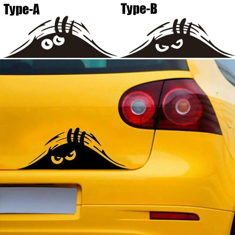 Waterproof Personalized Funny Car Stickers, Car Scratch Stickers, Dune Monster Scratches Blocking Car Body Fun Decorative Sticke