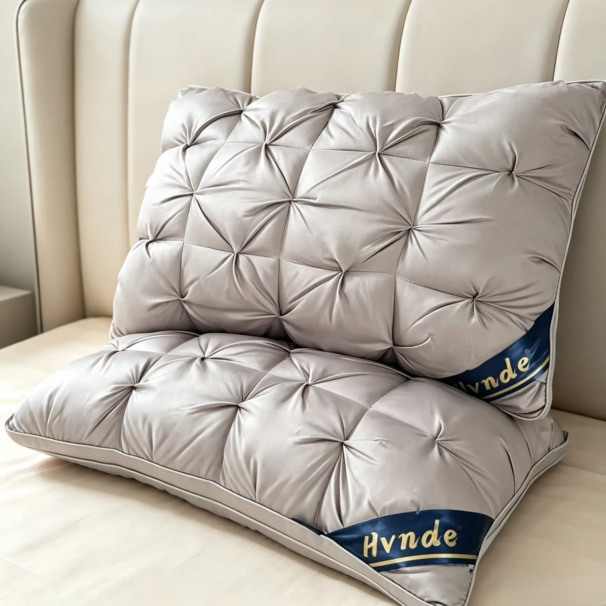 Luxury 5-Star Hotel-Quality Bed Pillows， Ultra-Fluffy Breathable Down Alternative Filling, Buy 1 Get 1 Free，Deep Sleep Neck Support, Non-Collapse High Pillow Core For All Seasons, Machine Washable, Perfect For Home Or Gifting