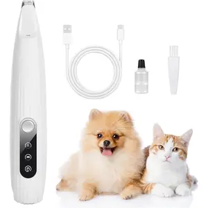 Paw Trimmer,  Clipper for Paws,  Clippers,LED Light Cordless Type-C Rechargeable Low Noise, Clippers for Paws, Ears, , Rump Suitable for Small Dogs and Cats