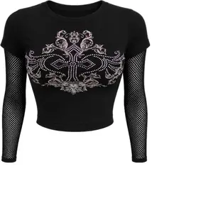 “Princess Rock That ” Fishnet Crop Top