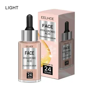 EELHOE Foundation Serum, Lighten Acne Fine Lines And Dark Spots Moisturize Tender Skin Even Skin Tone Concealer Anti-Aging Makeup Hydrate Oil Restore